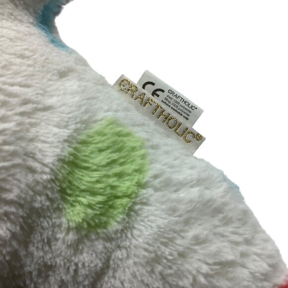 Craftholic Bunny Rabbit Polka Dot Plush Stuffed Animal Soft Toy 18” Lovey Ears - Picture 3 of 6